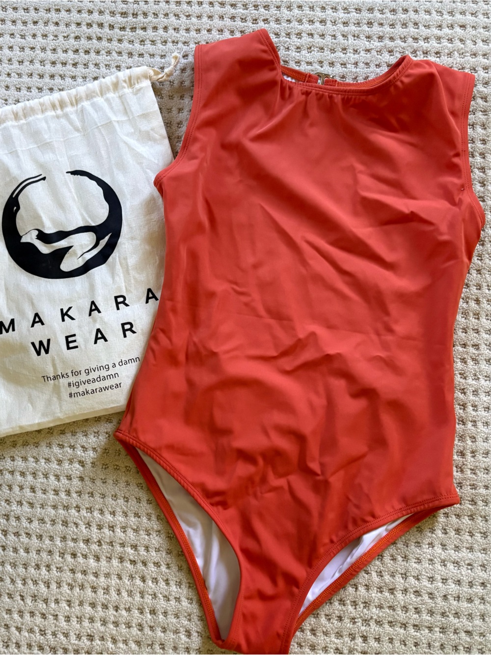 Makara Wear Open Scale One Piece Swimsuit With Metal Clutch